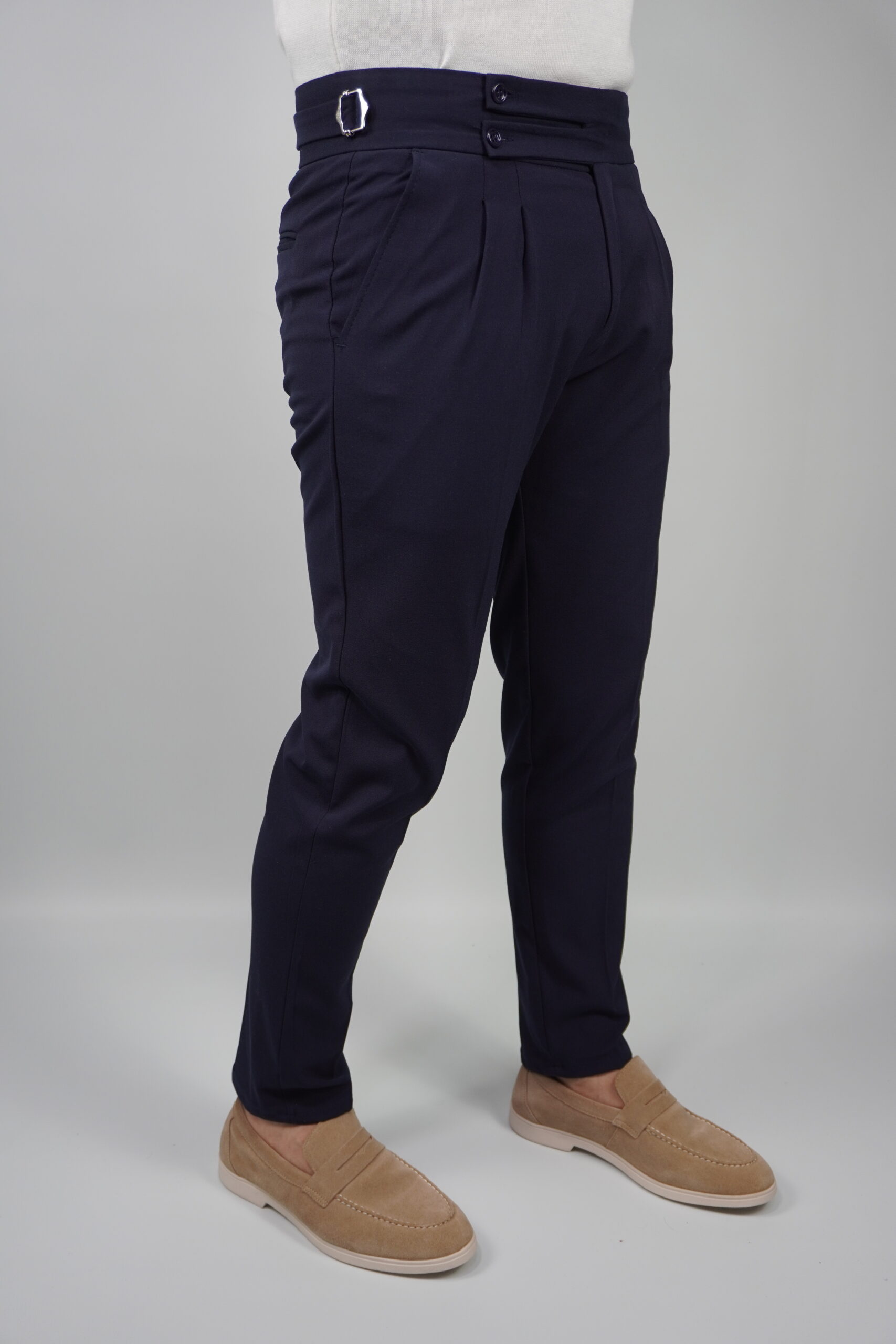 Men's Tailored Pleated Trousers - Image 9