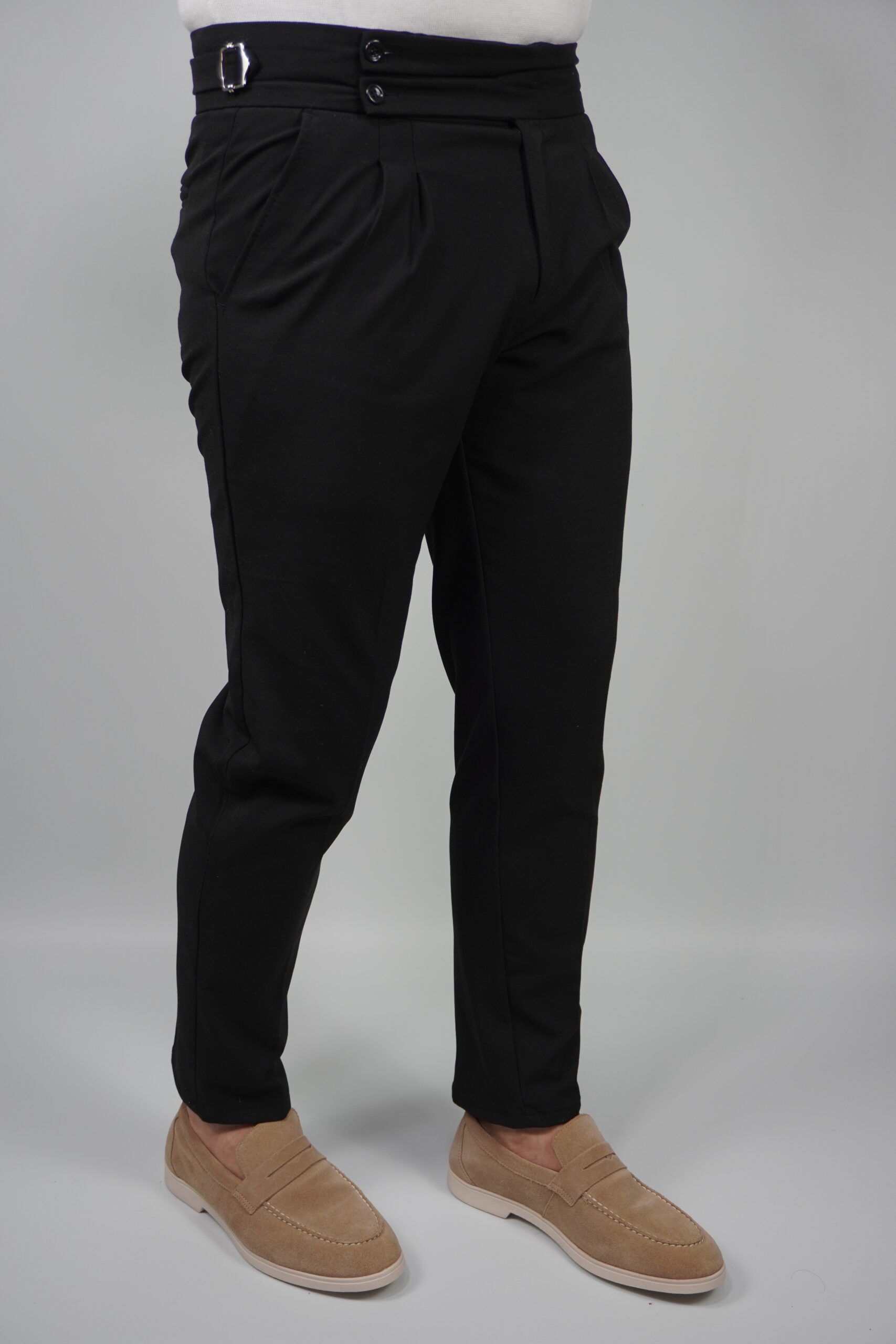 Men's Tailored Pleated Trousers - Image 6