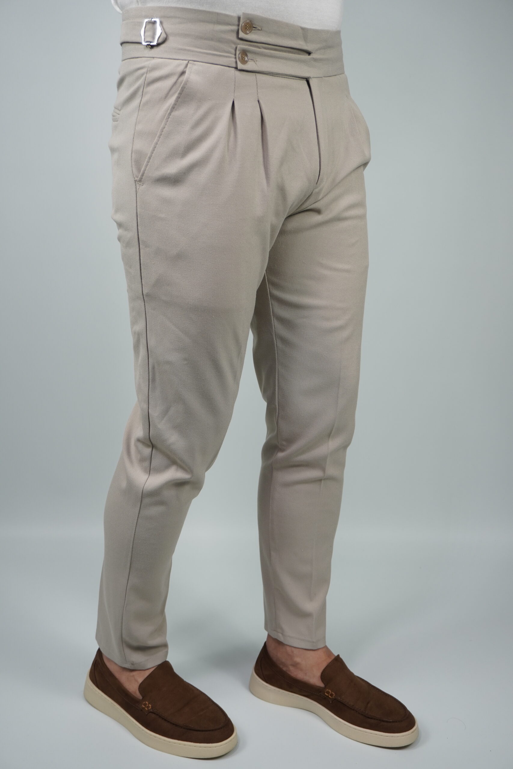 Men's Tailored Pleated Trousers - Image 4