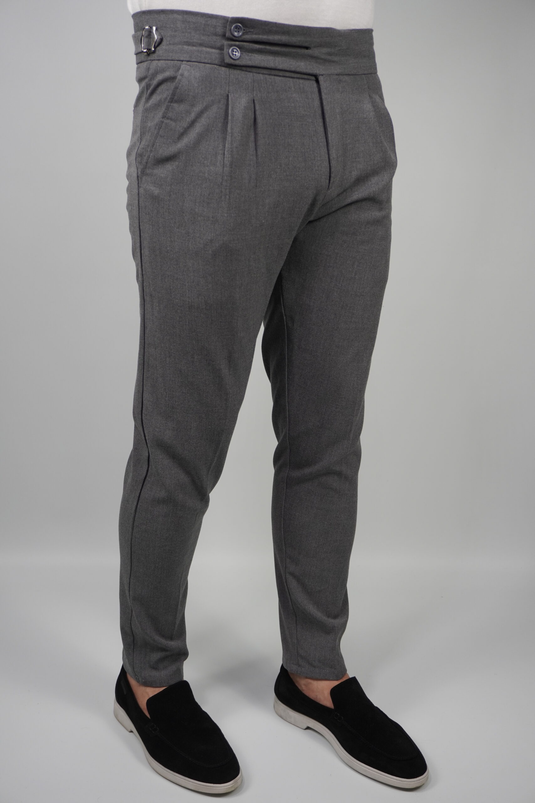 Men's Tailored Pleated Trousers - Image 3